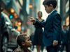 “He’s my brother!” – Said the little boy to his millionaire mother when he saw the boy on the street