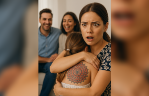 When I saw strange red markings on my daughter’s back at my ex-husband’s house, I thought it was a prank — until I lifted her hoodie. What I found made my blood run cold. 😨