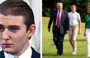 Barron Trump’s heartbreaking hidden gesture in family photos with Melania and Donald