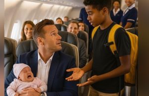 The billionaire’s baby wouldn’t stop crying on the plane — until a black boy did the unthinkable.
