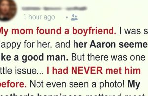 My mom found a boyfriend