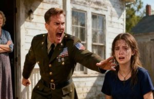 A military dad came home expecting a warm reunion, but instead found his daughter collapsed from being forced to live and work in the pig pen by her stepmother — and his roar of anger could be heard from the road.