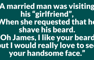 A Married Man Was Visiting His Girlfriend