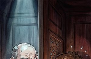 A woman takes a lover home