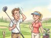 A guy was playing golf one day and he got lost.