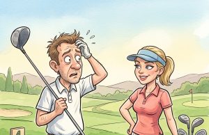 A guy was playing golf one day and he got lost.