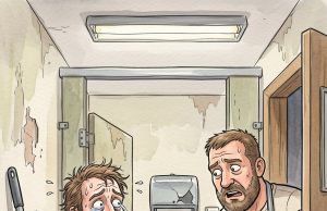 A drunk guy had been sitting at the bar for hours,