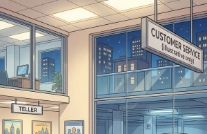 A blonde walked into a New York City bank