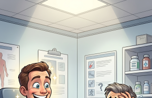 A patient went to see his doctor for a routine check-up.