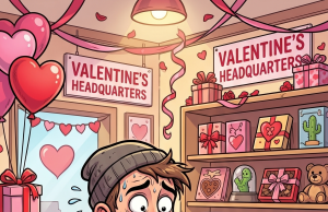 A young man wanted to purchase a gift for his new sweetie for Valentine’s Day.
