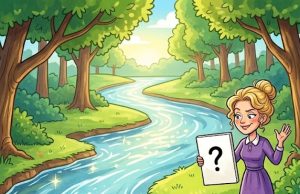 A blonde once got lost near a river.