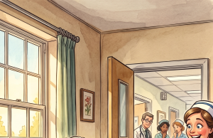 A sweet old lady called St. Joseph’s Hospital.