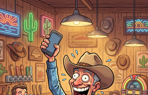 A Texan was having a drink in an Arizona bar